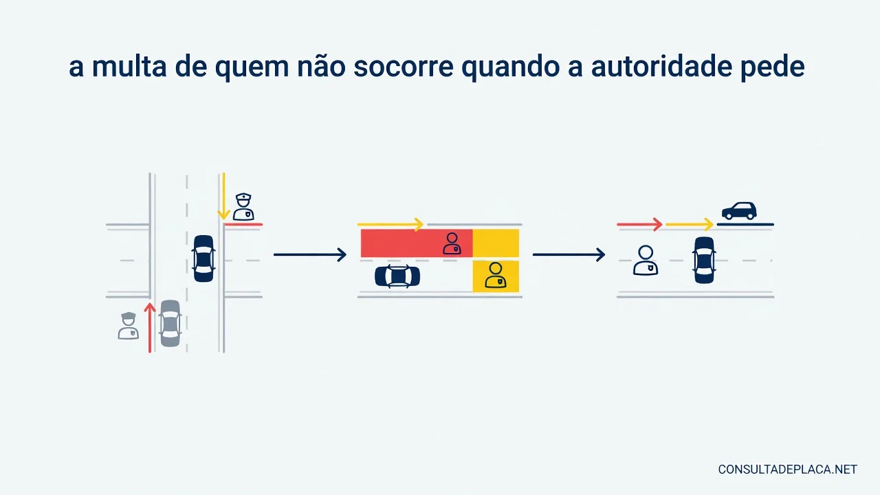 Artigo 177 do CTB: a multa de quem nao socorre quando a autoridade pede