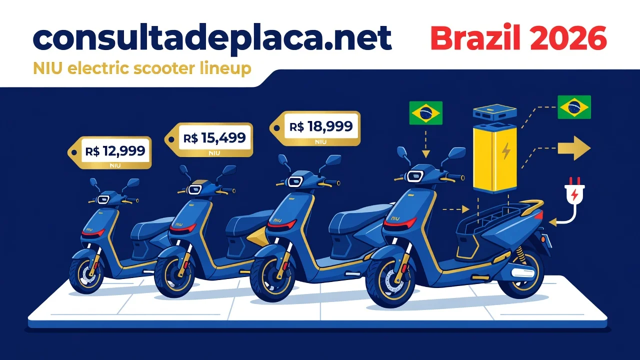 NIU Scooter Eletrica no Brasil: Precos e Modelos 2026