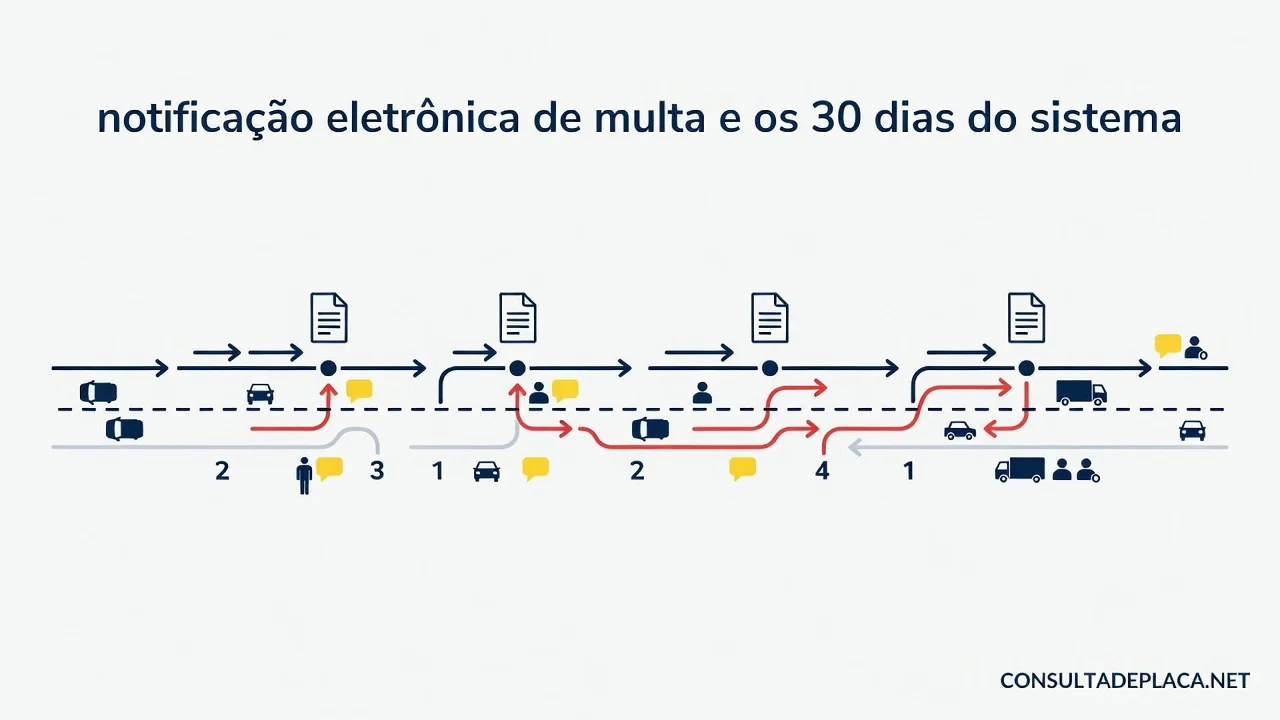 Artigo 282-A do CTB: notificacao eletronica de multa e os 30 dias do sistema