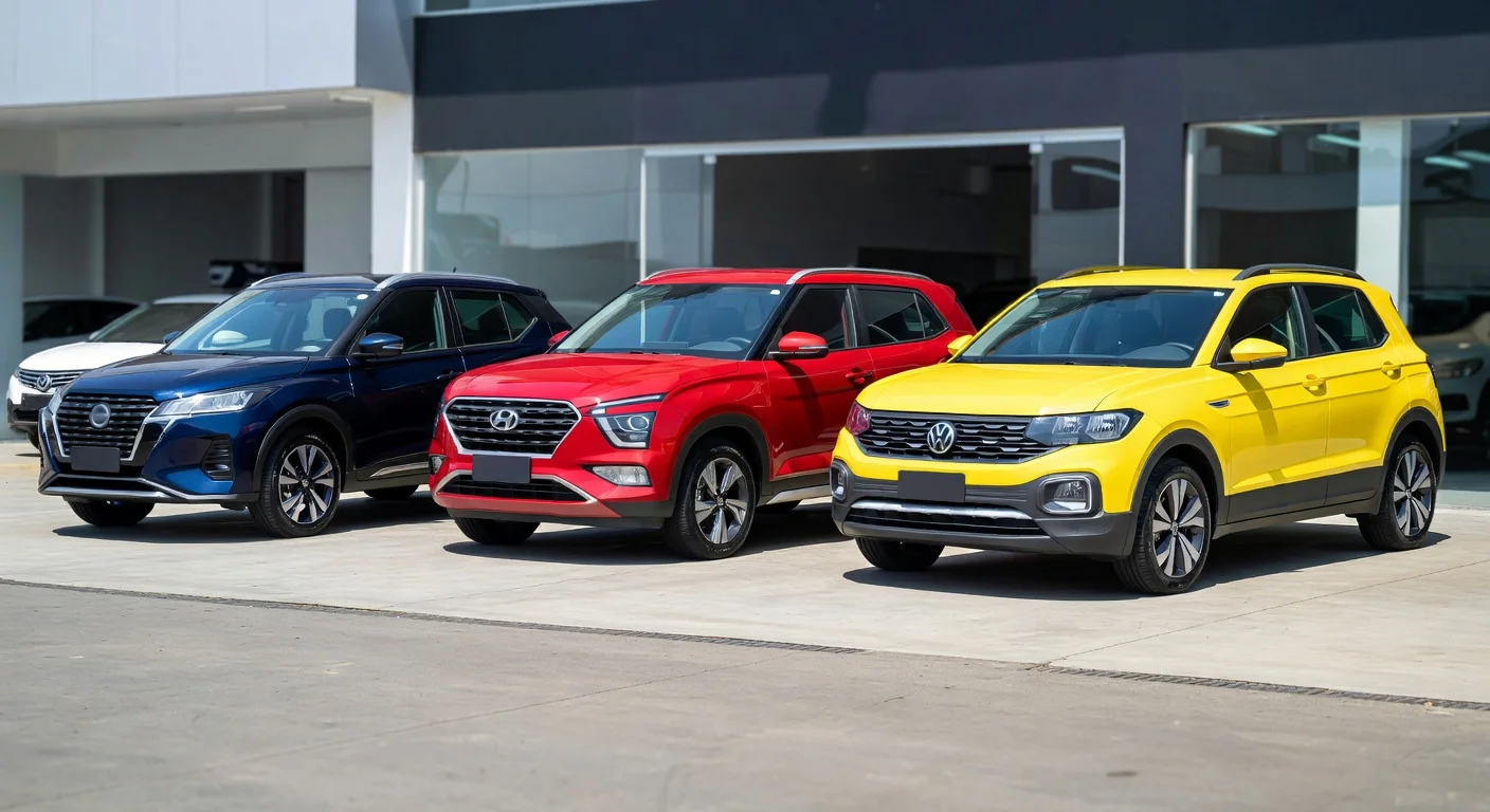 Novo Nissan Kicks 2026 vs Creta vs T-Cross: Qual SUV Escolher?