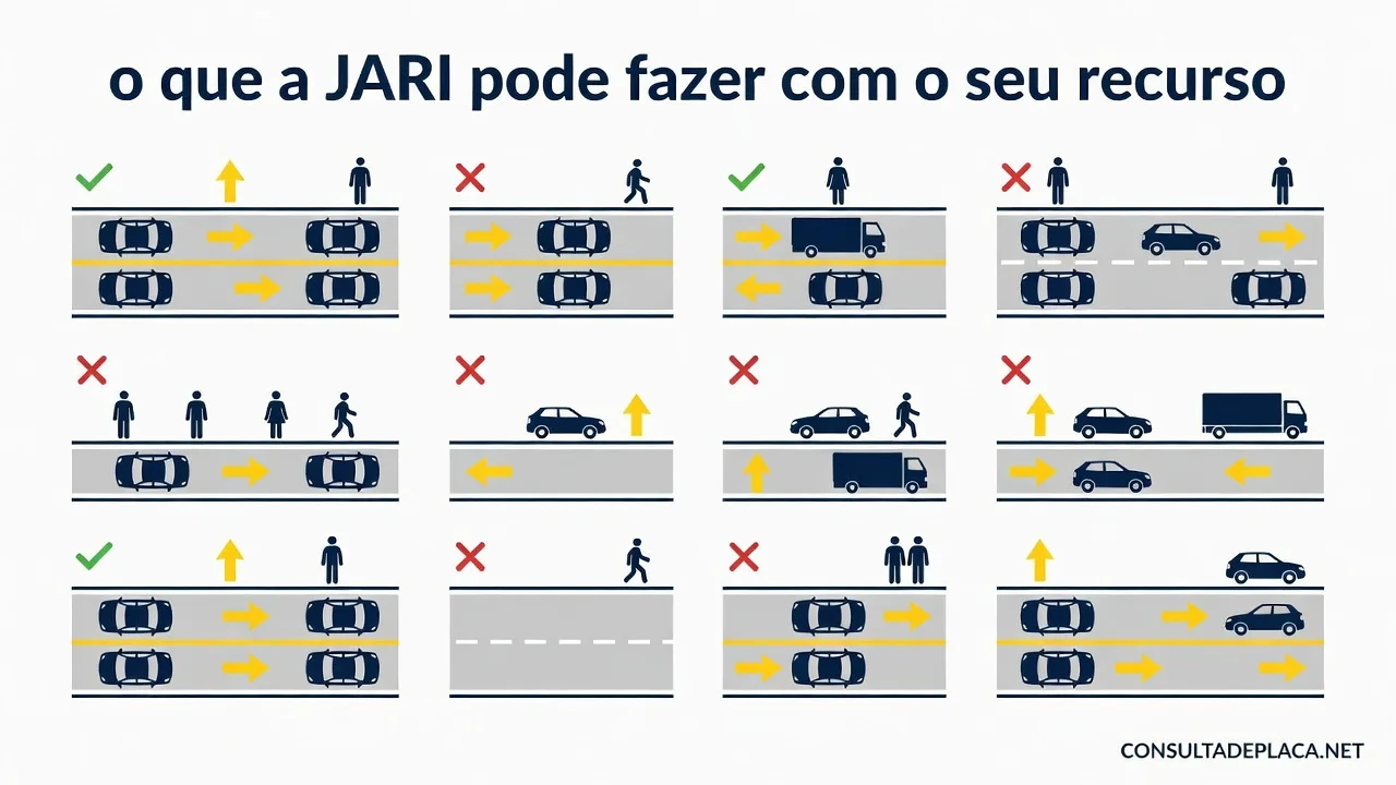 Artigo 17 do CTB: o que a JARI pode fazer com o seu recurso