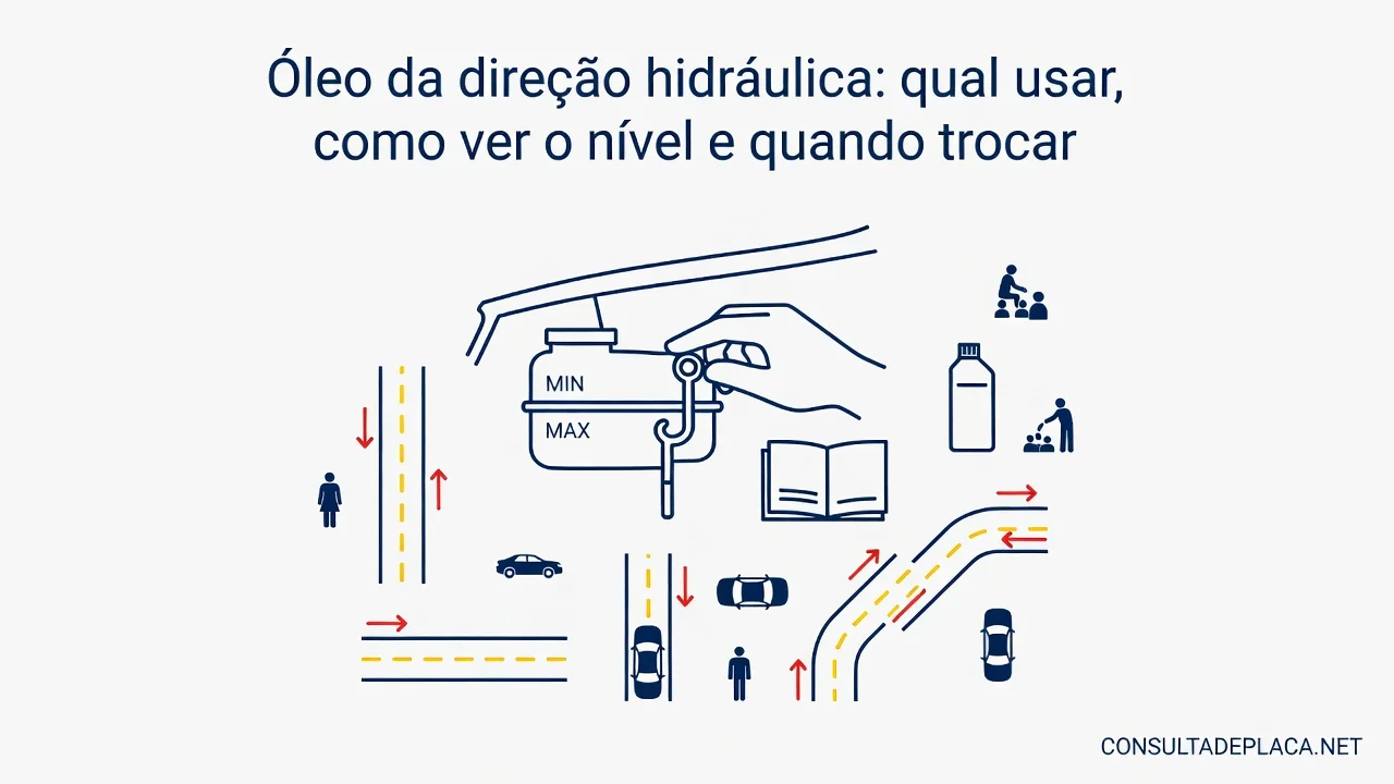 Óleo da direção hidráulica: qual usar, como ver o nível e quando trocar