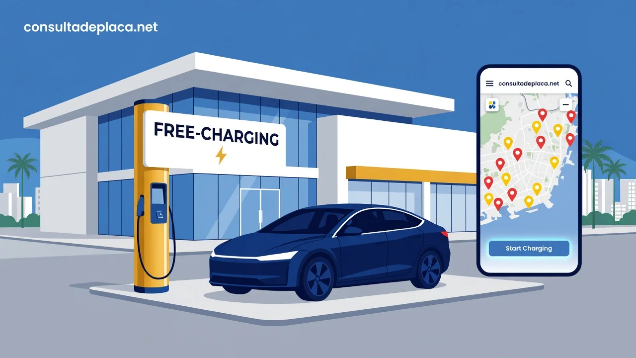 Onde Carregar Carro Elétrico em Florianópolis 2026: Eletropostos, Apps e Recarga Grátis
