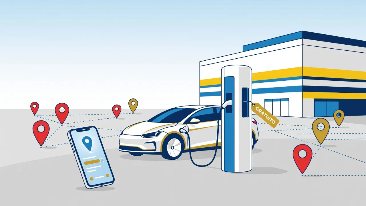 Onde Carregar Carro Elétrico em Palmas 2026: Eletropostos, Apps e Recarga Grátis