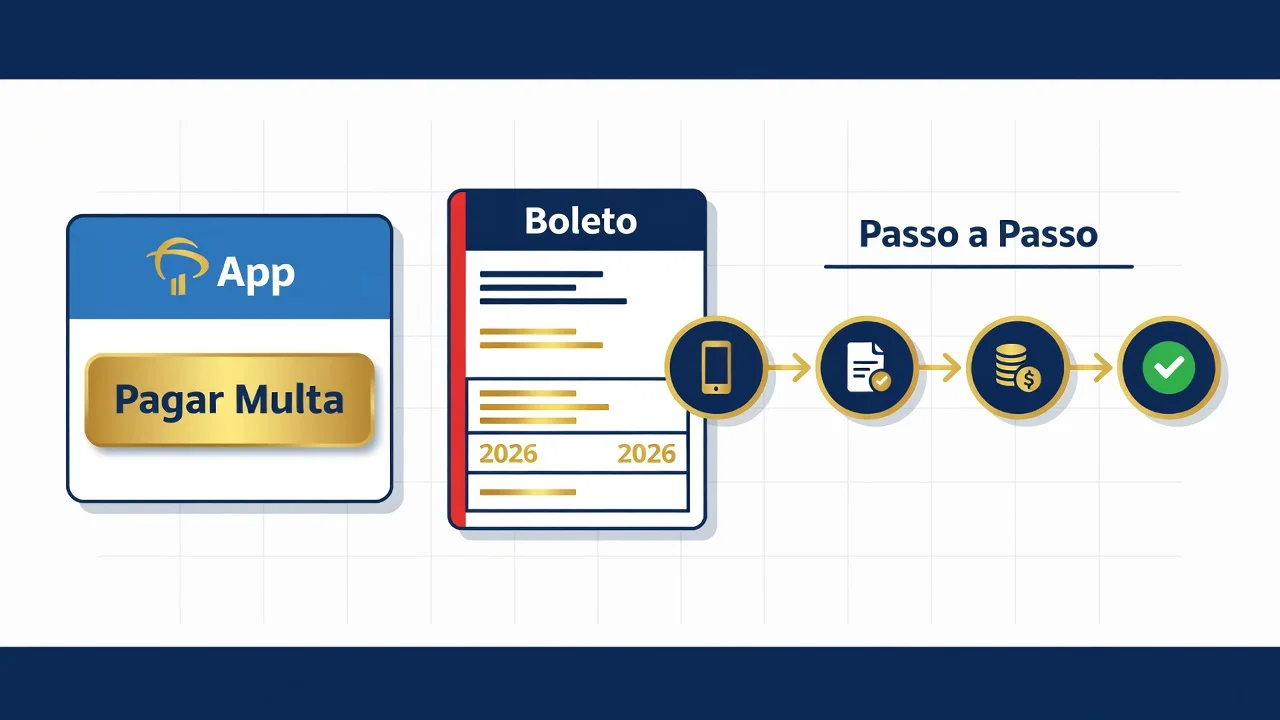 Pagar Multa pelo Bradesco em 2026: App, Boleto e Passo a Passo