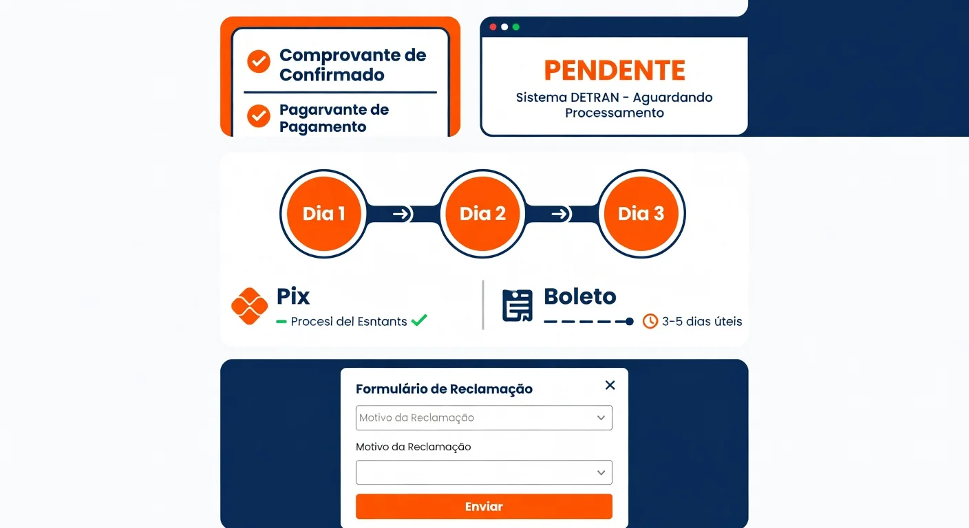 Paguei o licenciamento e não aparece como pago 2026: o que fazer