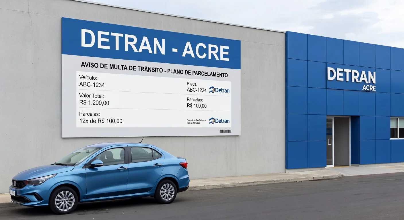 Parcelar Multa Detran AC: Como Dividir em 2026