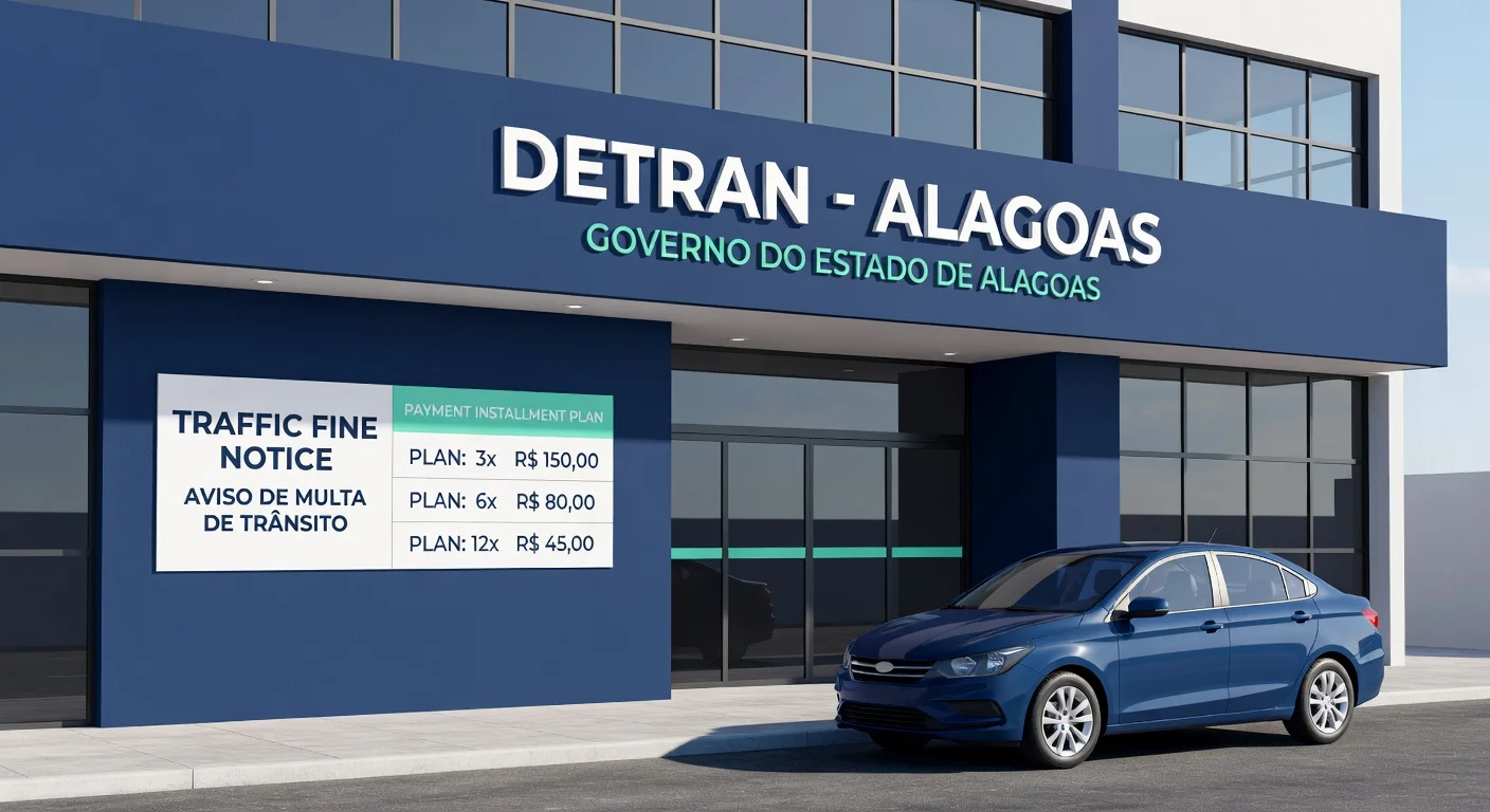 Parcelar Multa Detran AL: Como Dividir em 2026