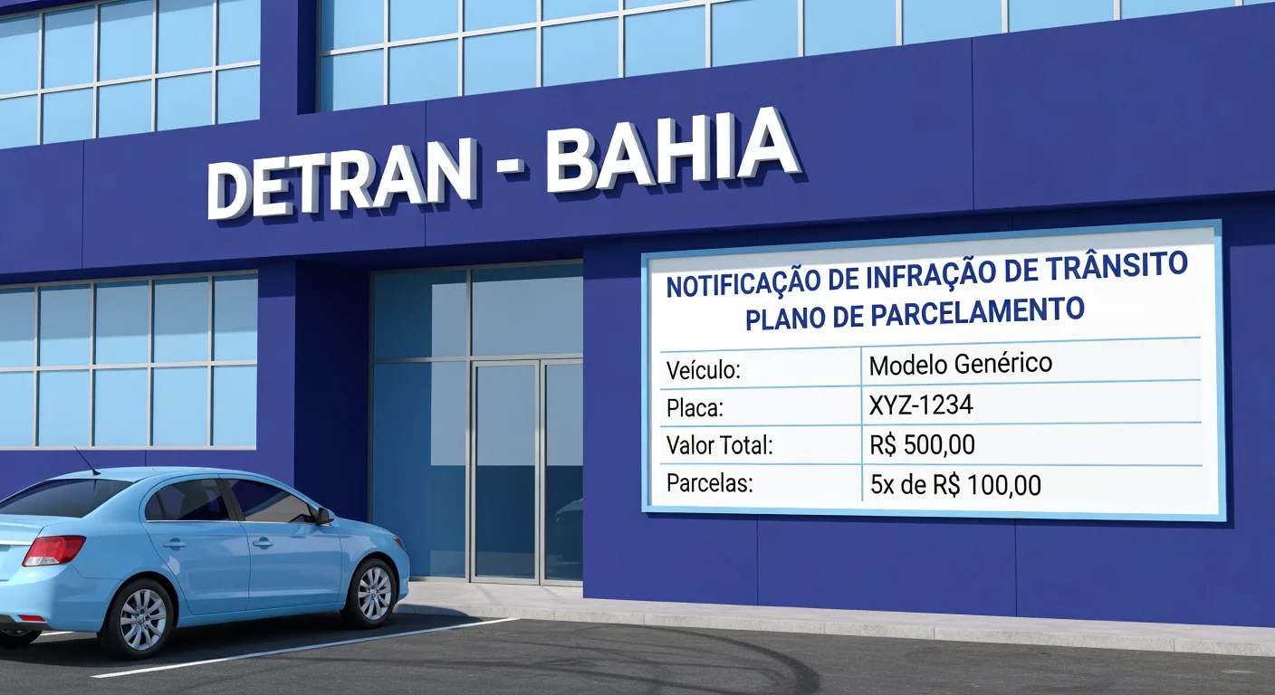 Parcelar Multa Detran BA: Como Dividir em 2026