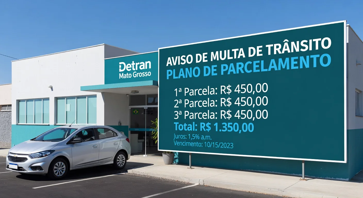 Parcelar Multa Detran MT: Como Dividir em 2026