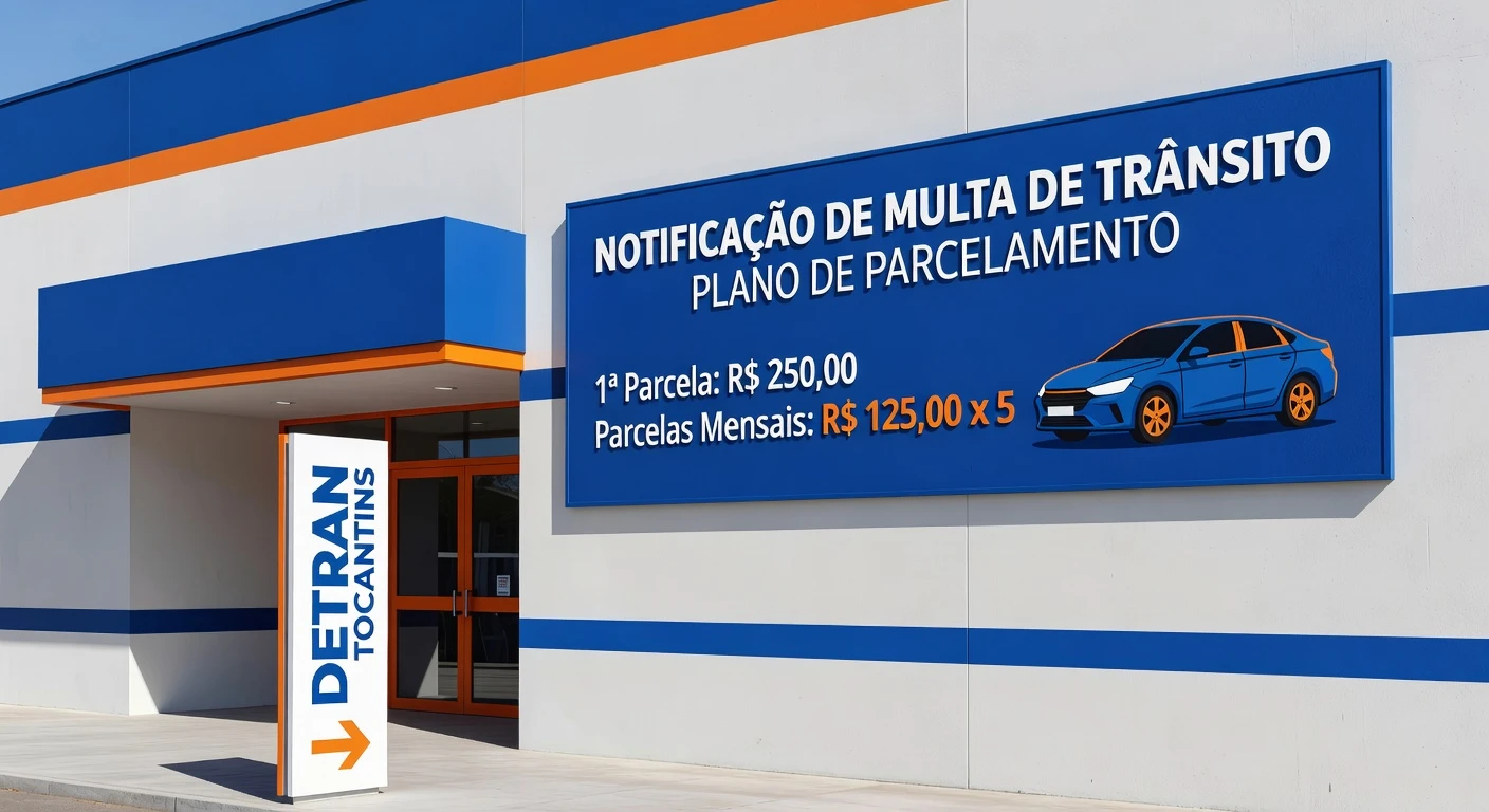 Parcelar Multa Detran TO: Como Dividir em 2026