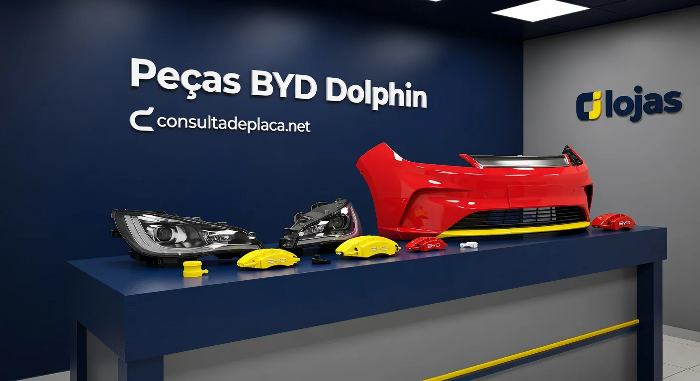 Peças BYD Dolphin, Atto 3 e Song Plus 2026: Disponibilidade e Lojas Autorizadas