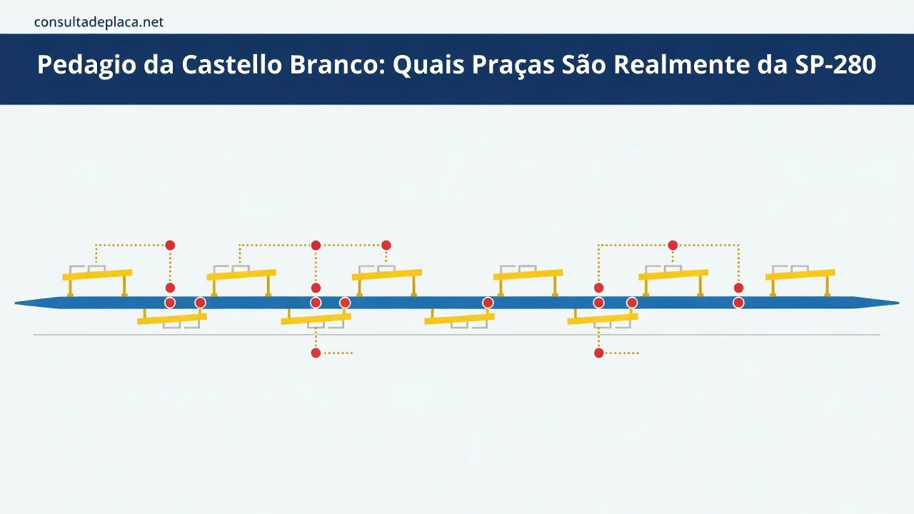Pedagio da Castello Branco: Quais Pracas Sao Realmente da SP-280