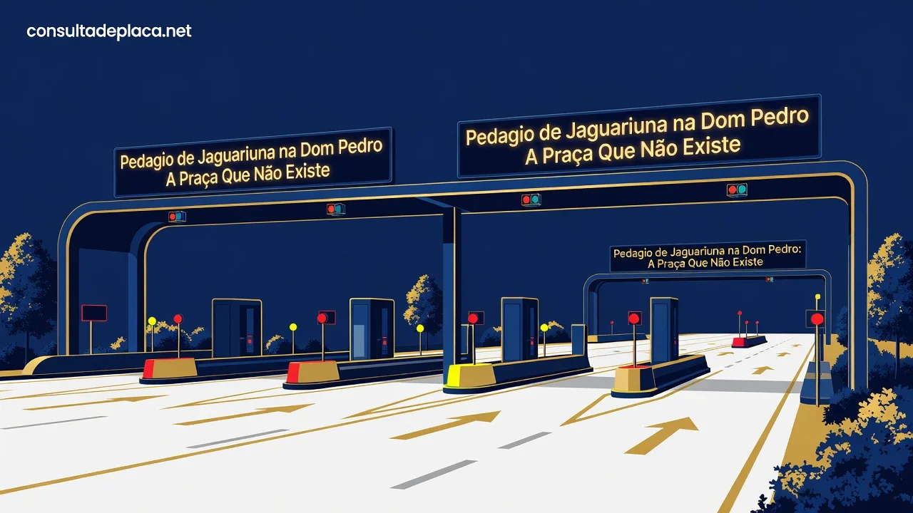 Pedagio de Jaguariuna na Dom Pedro: A Praca Que Nao Existe