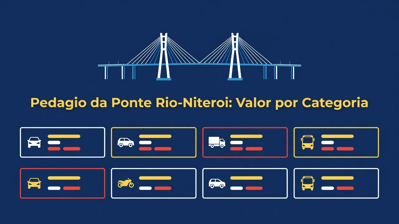 Pedagio da Ponte Rio-Niteroi: Valor por Categoria