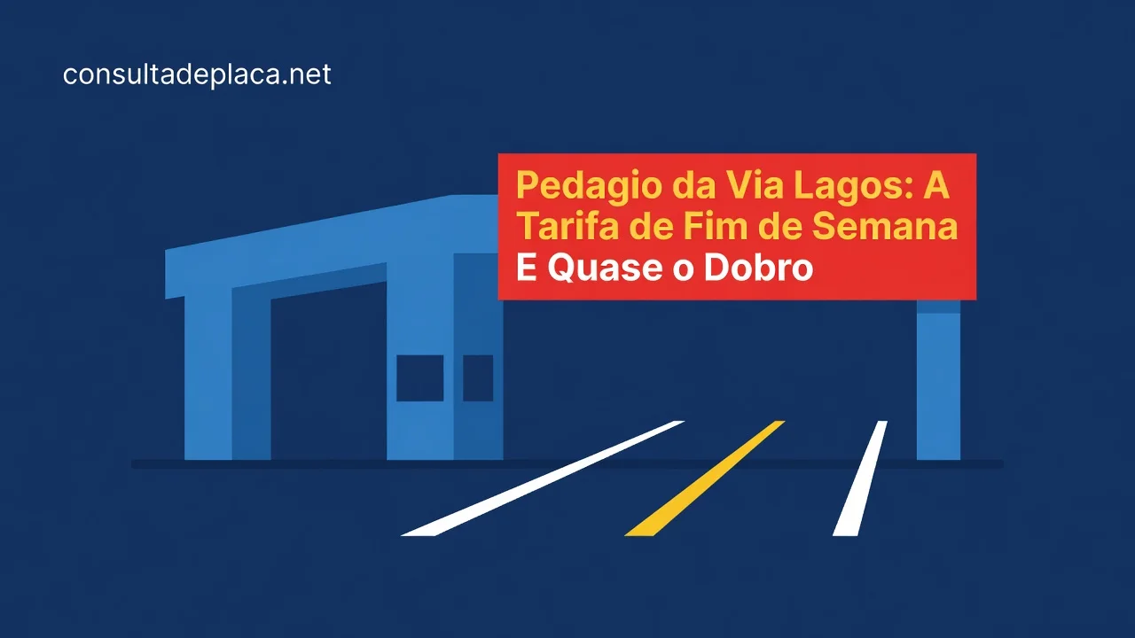 Pedagio da Via Lagos: A Tarifa de Fim de Semana E Quase o Dobro