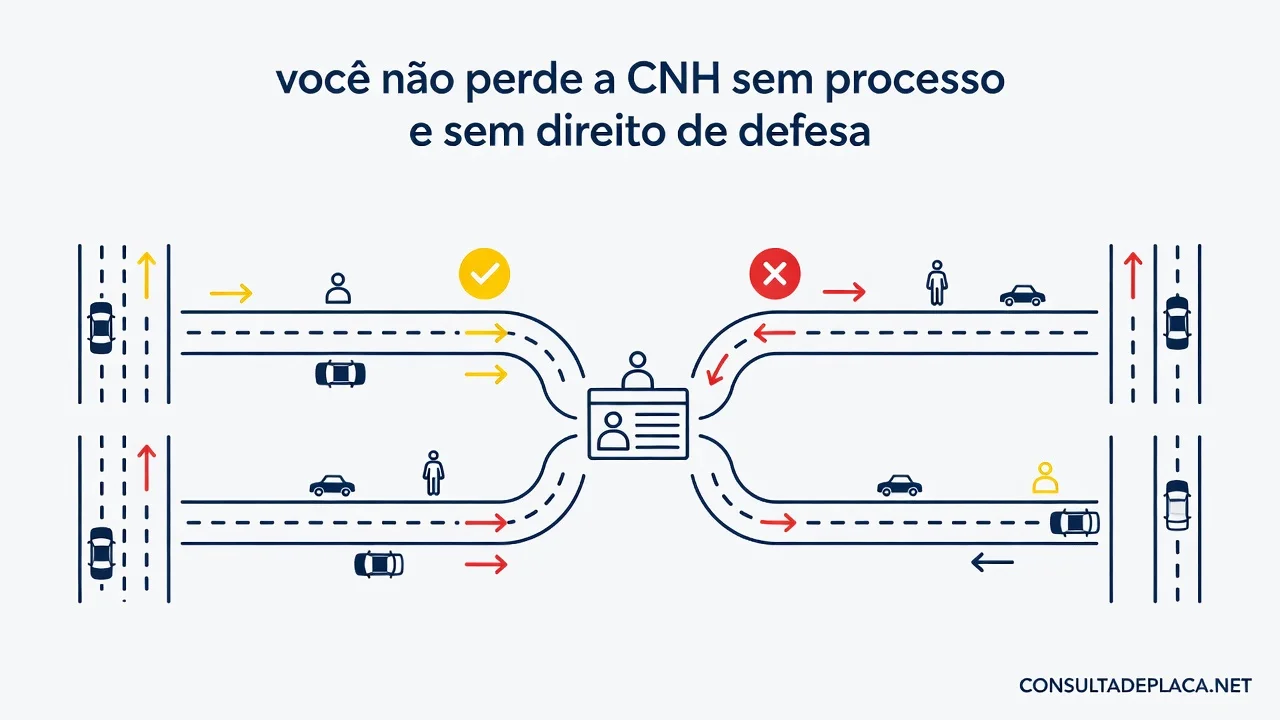 Artigo 265 do CTB: você não perde a CNH sem processo e sem direito de defesa