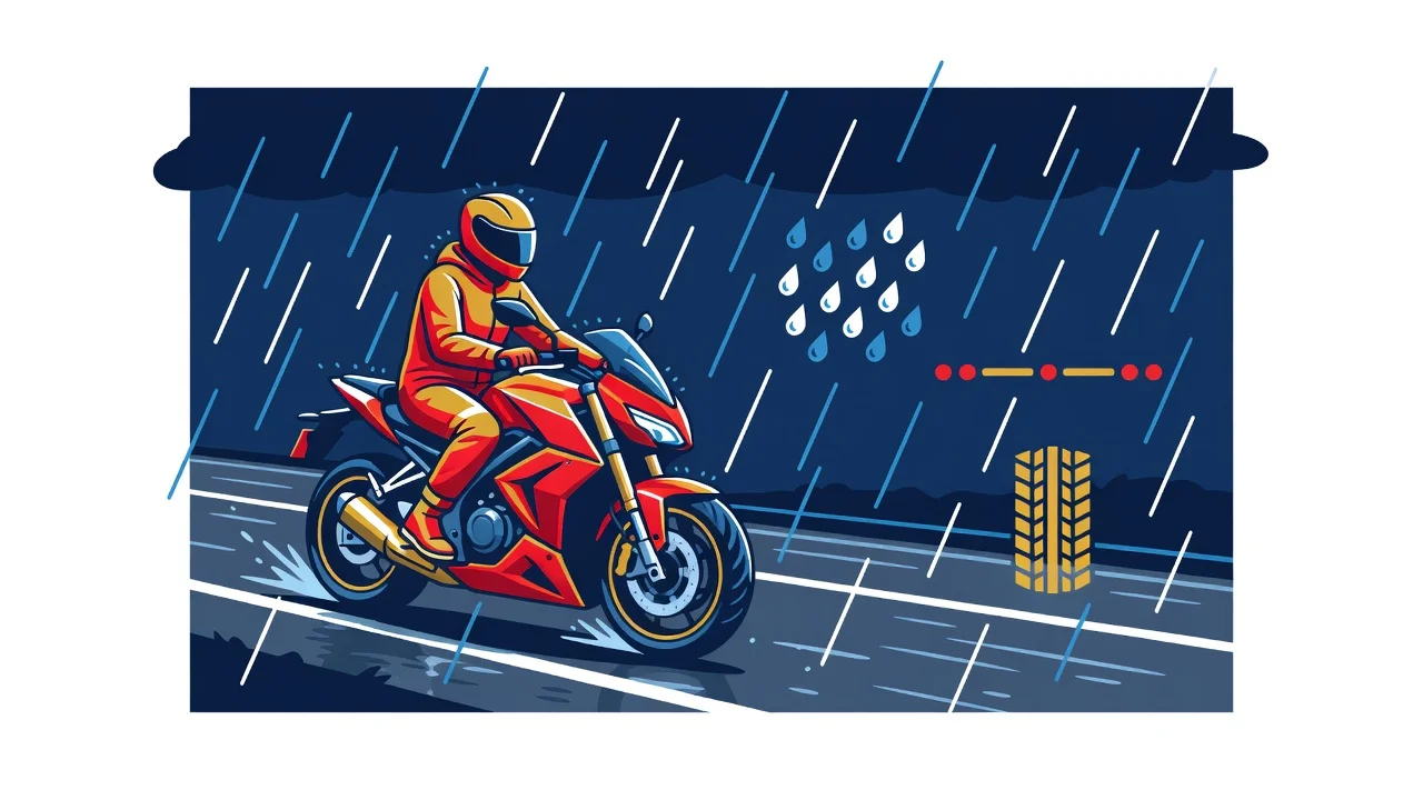 Pilotar Moto na Chuva: Dicas de Seguranca 2026