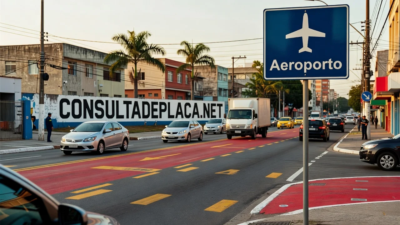 Placa A-43: aeroporto — a placa de advertência que não proíbe nada