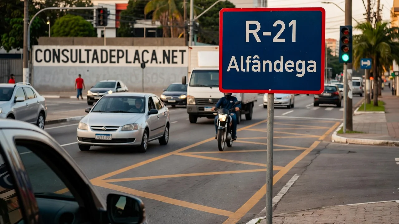 Placa R-21 Alfandega: a placa de regulamentacao que o CTB nao tipifica