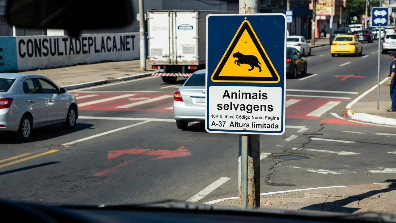 Placa A-36: animais selvagens — a travessia de fauna e o mesmo inciso que vale para o gado