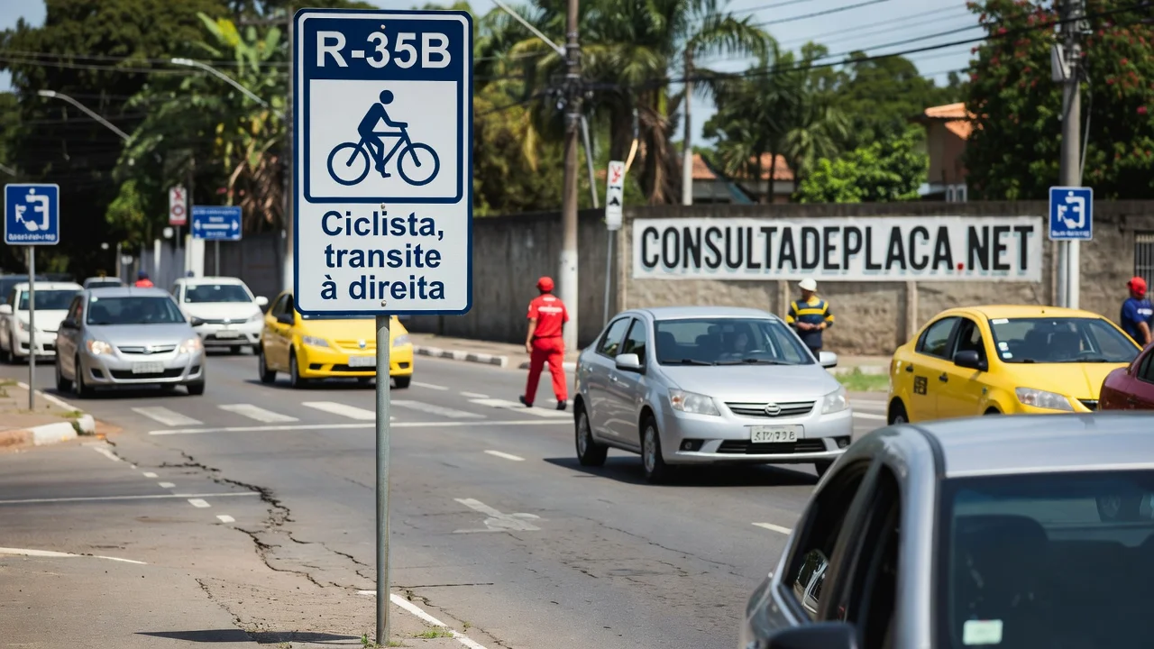 Placa R-35b Ciclista, Transite a Direita: o lado da bicicleta e a preferencia que o art. 58 garante