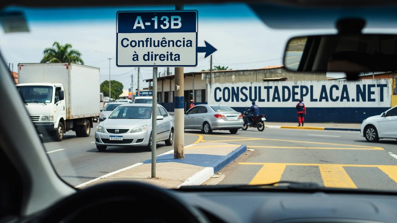 Placa A-13B: confluência à direita — como ceder e como entrar sem provocar freada
