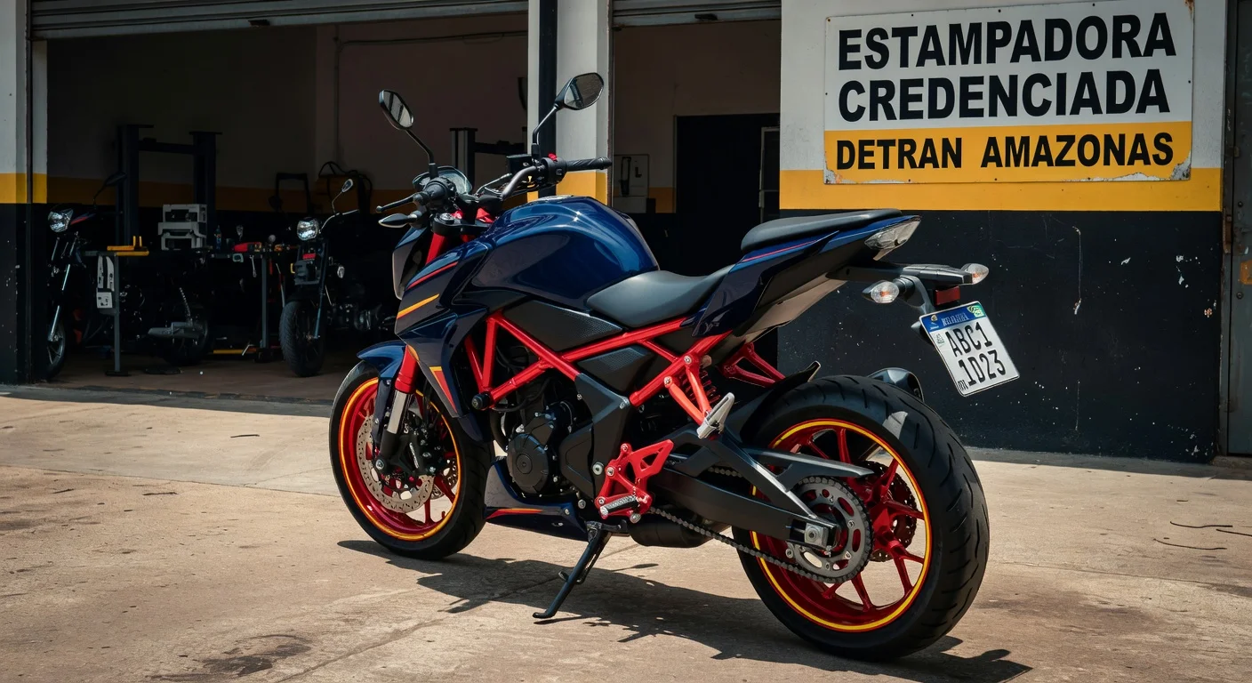 Placa Mercosul de Moto no Amazonas: Valor e Como Fazer 2026