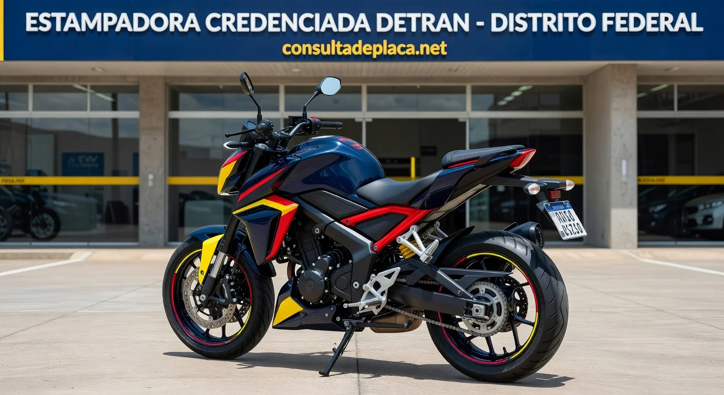 Placa Mercosul de Moto no Distrito Federal: Valor e Como Fazer 2026