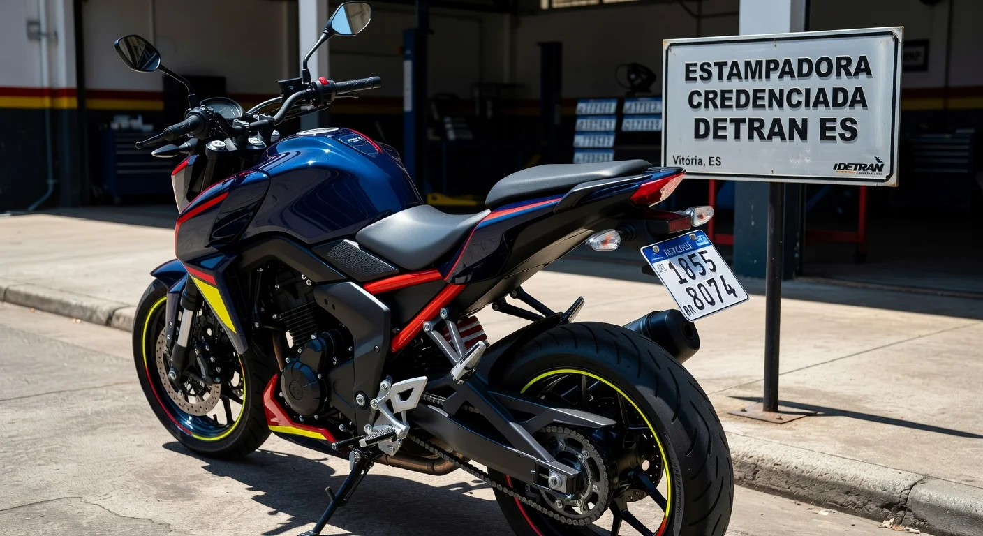 Placa Mercosul de Moto no Espírito Santo: Valor e Como Fazer 2026