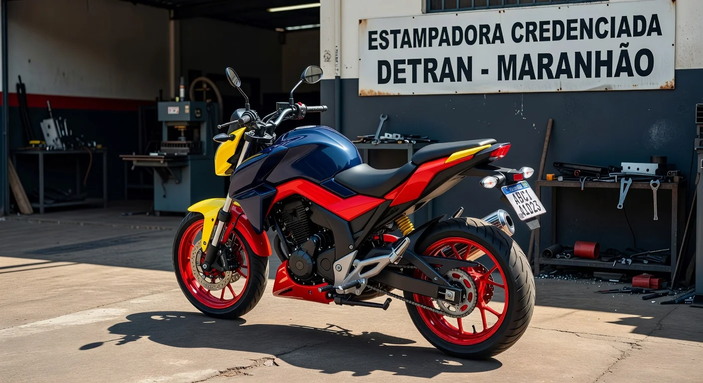 Placa Mercosul de Moto no Maranhão: Valor e Como Fazer 2026