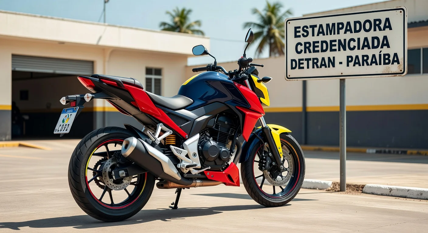 Placa Mercosul de Moto no Paraíba: Valor e Como Fazer 2026