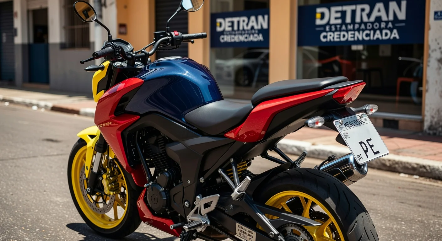 Placa Mercosul de Moto no Pernambuco: Valor e Como Fazer 2026