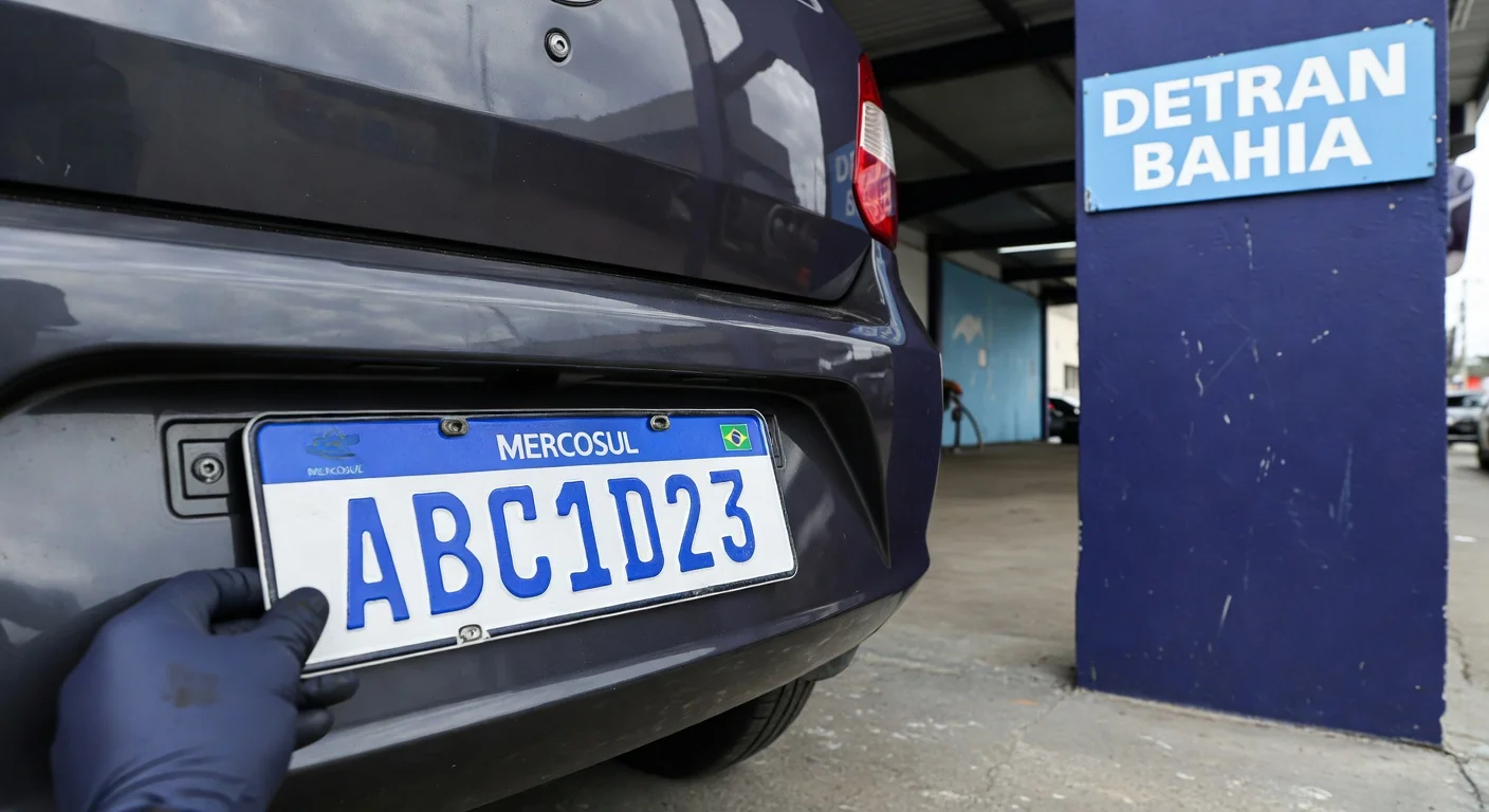Placa Mercosul BA: Como Trocar e Quanto Custa em 2026