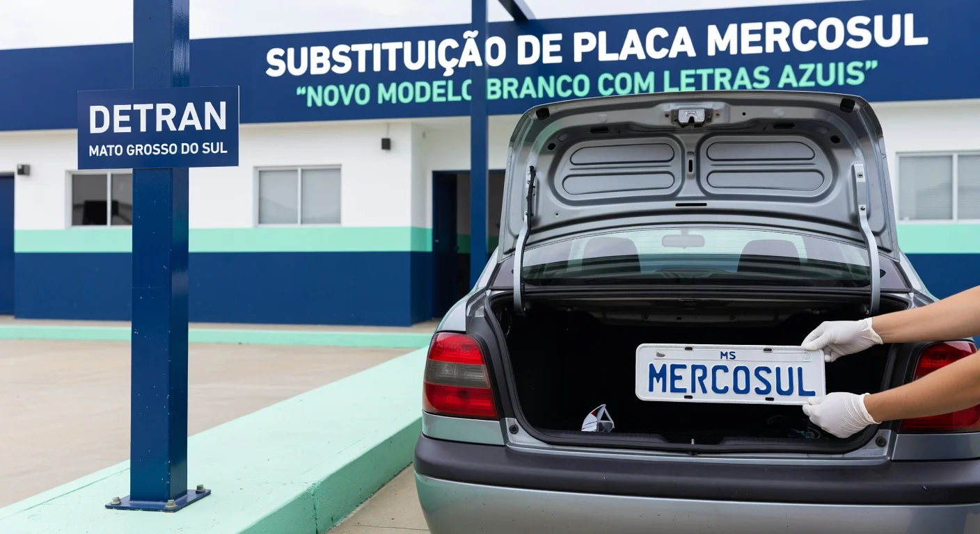 Placa Mercosul MS: Como Trocar e Quanto Custa em 2026