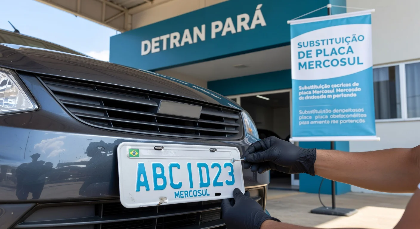 Placa Mercosul PA: Como Trocar e Quanto Custa em 2026