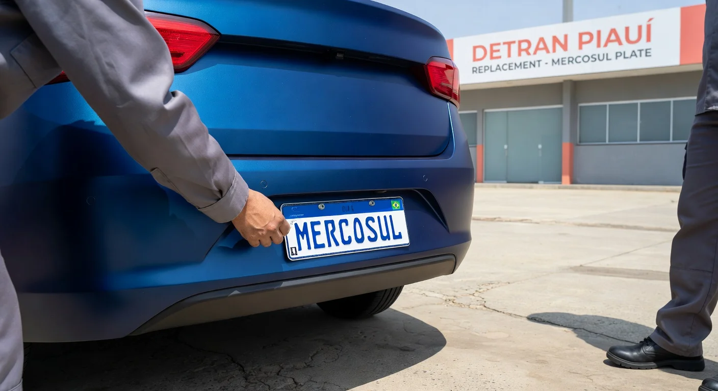 Placa Mercosul PI: Como Trocar e Quanto Custa em 2026