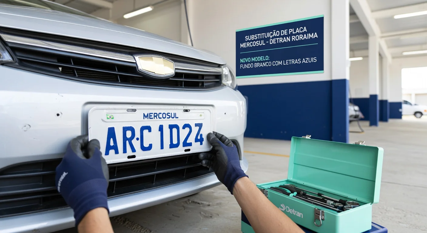 Placa Mercosul RR: Como Trocar e Quanto Custa em 2026