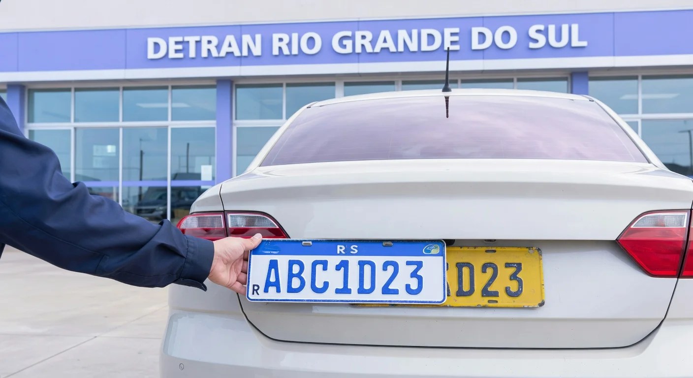 Placa Mercosul RS: Como Trocar e Quanto Custa em 2026