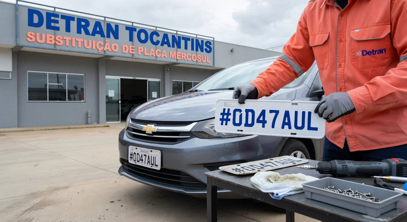 Placa Mercosul TO: Como Trocar e Quanto Custa em 2026