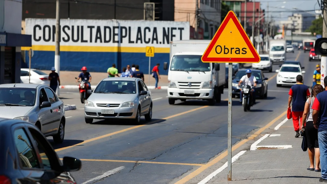 Placa A-24: obras — o CTB tem inciso próprio para quem não reduz diante dela