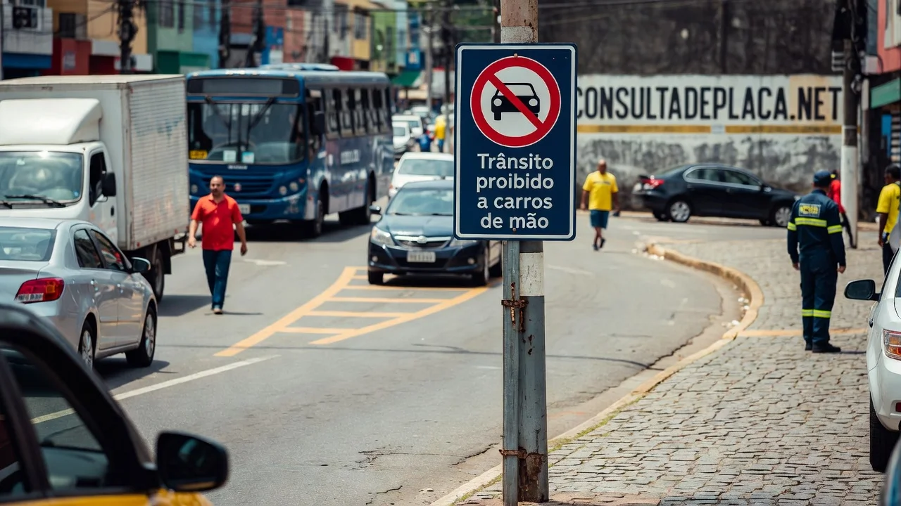 Placa R-40 Transito Proibido a Carros de Mao: sim, o carrinho de mao e veiculo no CTB