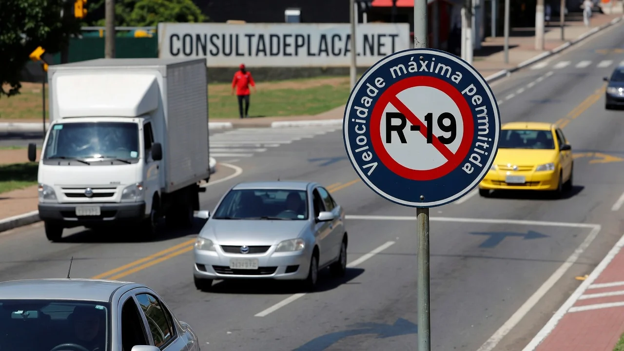 Placa R-19 Velocidade Maxima Permitida: o que vale quando nao ha placa e as tres faixas do art. 218