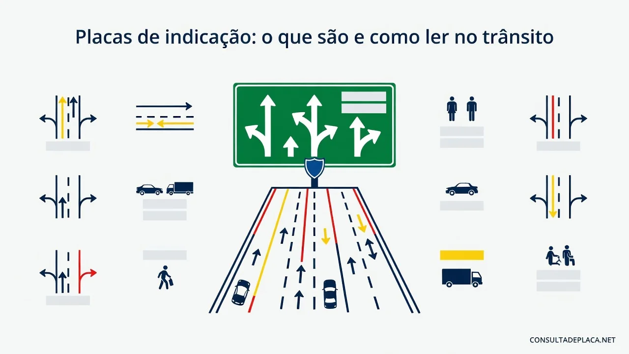 Placas de indicação: o que são e como ler no trânsito