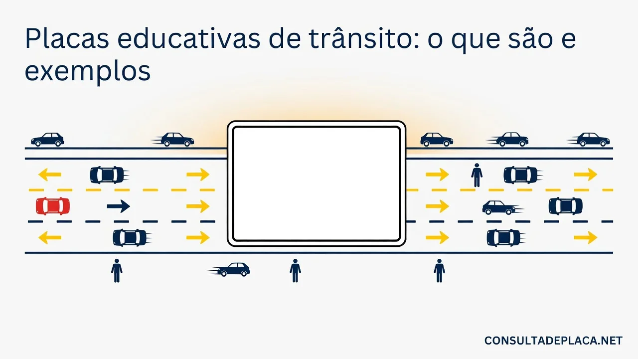 Placas educativas de trânsito: o que são e exemplos