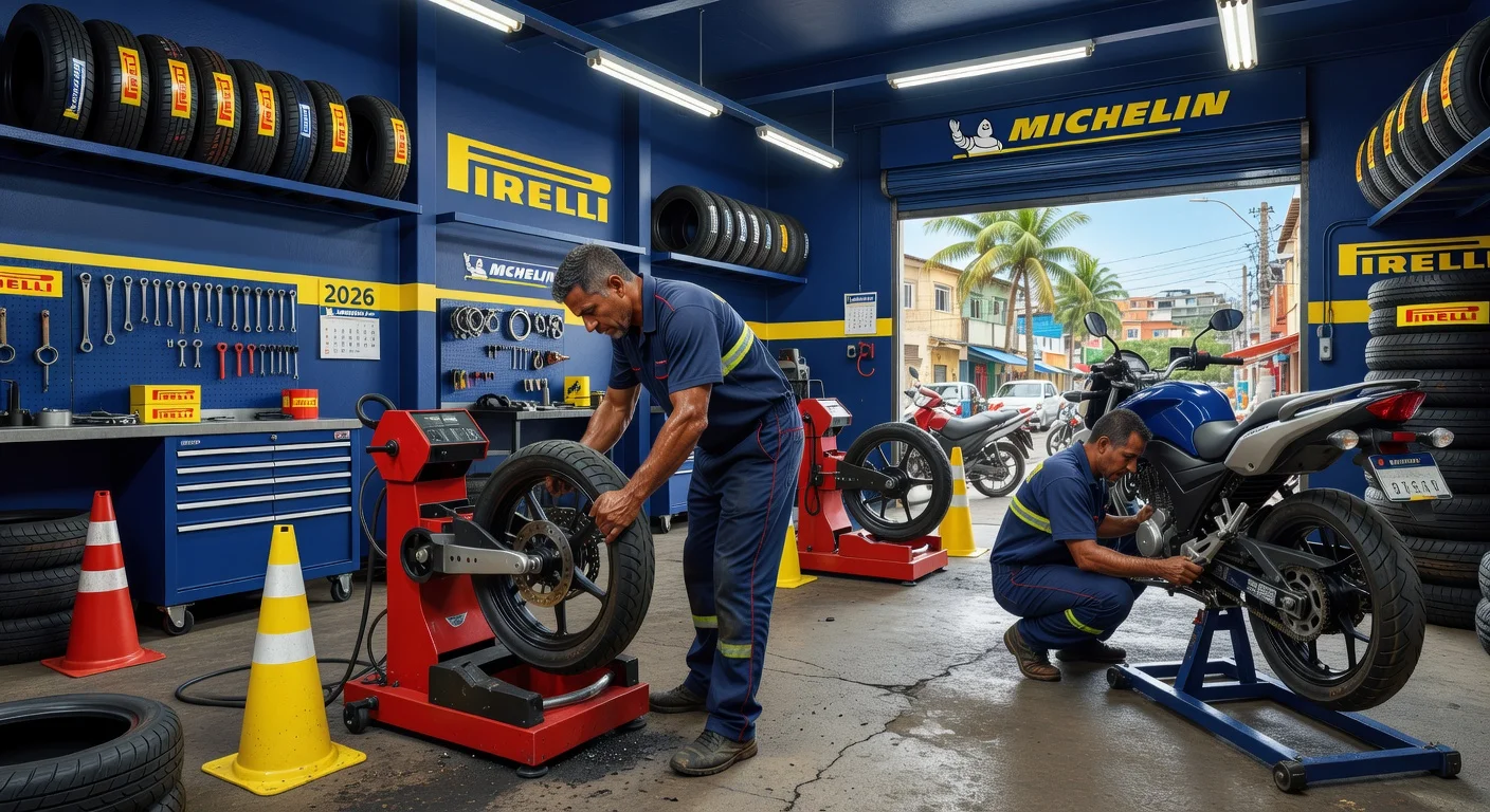 Pneu de Moto 2026: Quando Trocar e Qual a Melhor Marca?