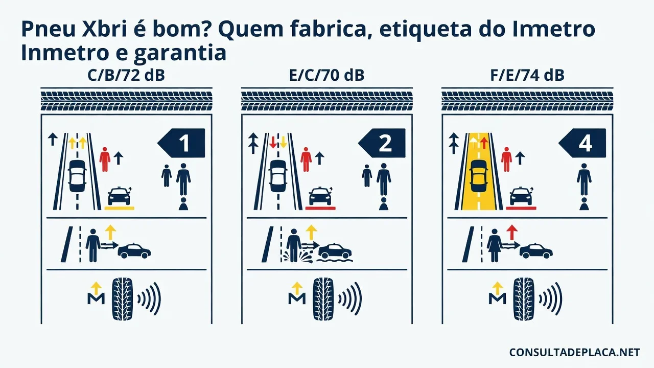 Pneu Xbri é bom? Quem fabrica, etiqueta do Inmetro e garantia
