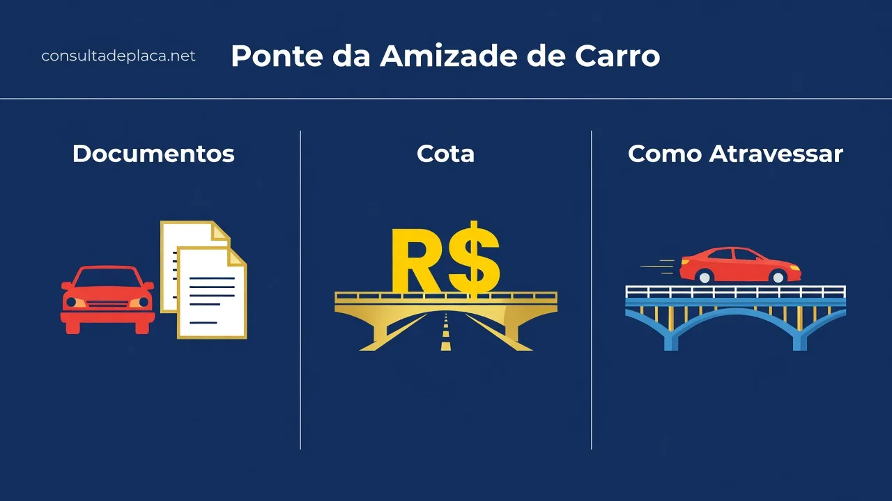 Ponte da Amizade de Carro: Documentos, Cota e Como Atravessar