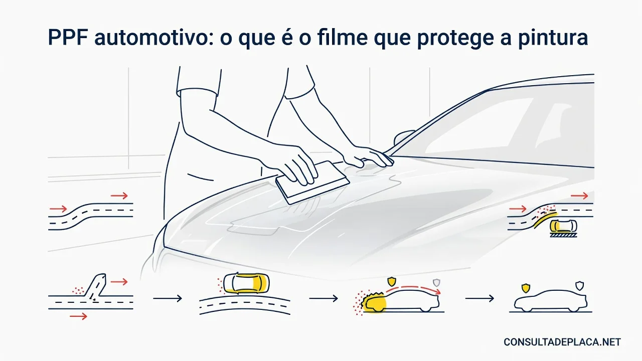 PPF automotivo: o que é o filme que protege a pintura