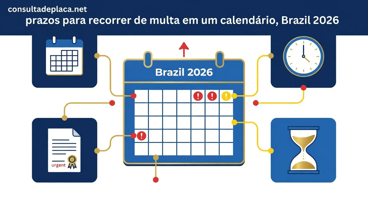 Prazo para Recorrer de Multa: Todos os Prazos em 2026